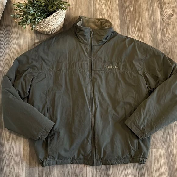 Columbia Other - MENS COLUMBIA COAT SIZE XXL EEEUC SAGE GREEN FLEECE LINED